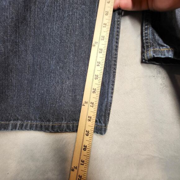 Levi's 550 Jeans Mens 42x29 Blue Denim Relaxed Fit Tapered Leg Classic Zip Fly - Picture 7 of 10